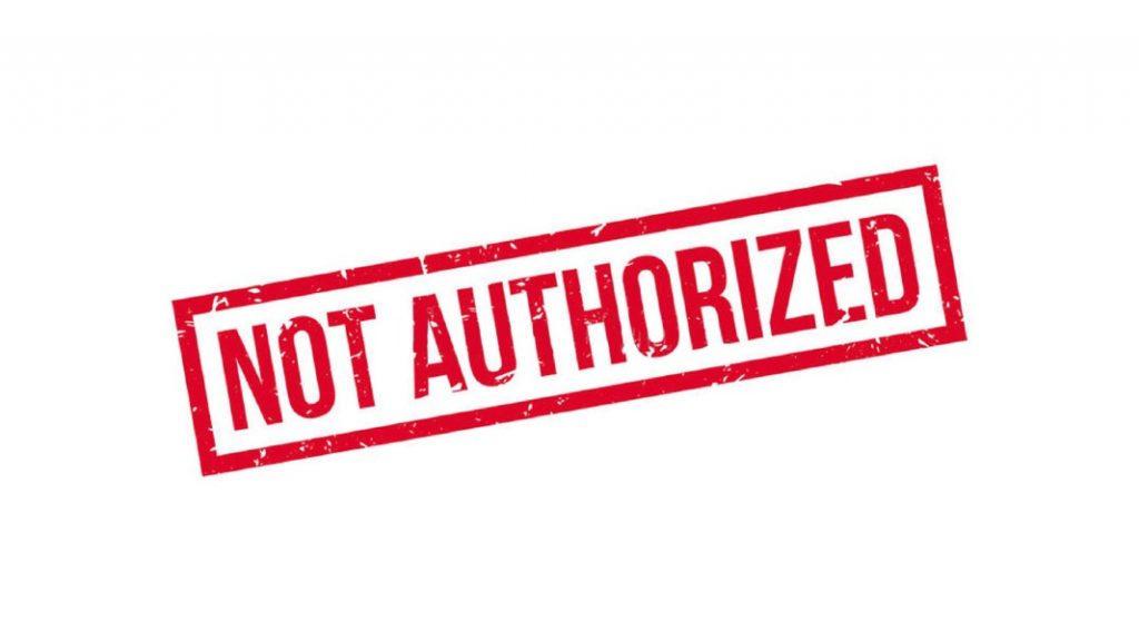 pre-authorization not authorized