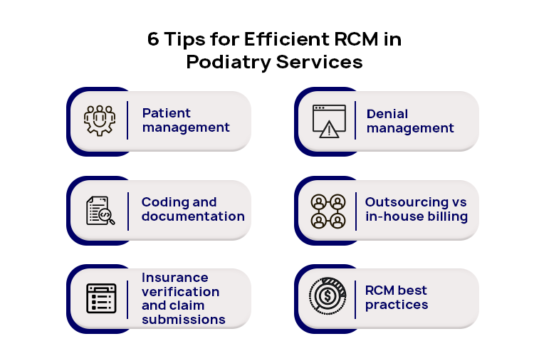 6 Tips for Efficient RCM in Podiatry Services